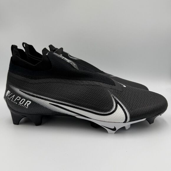 Nike Vapor Edge Elite 360 Flyknit Black Football CV6317-001 Men Sz 12.5 Wide New main image 5